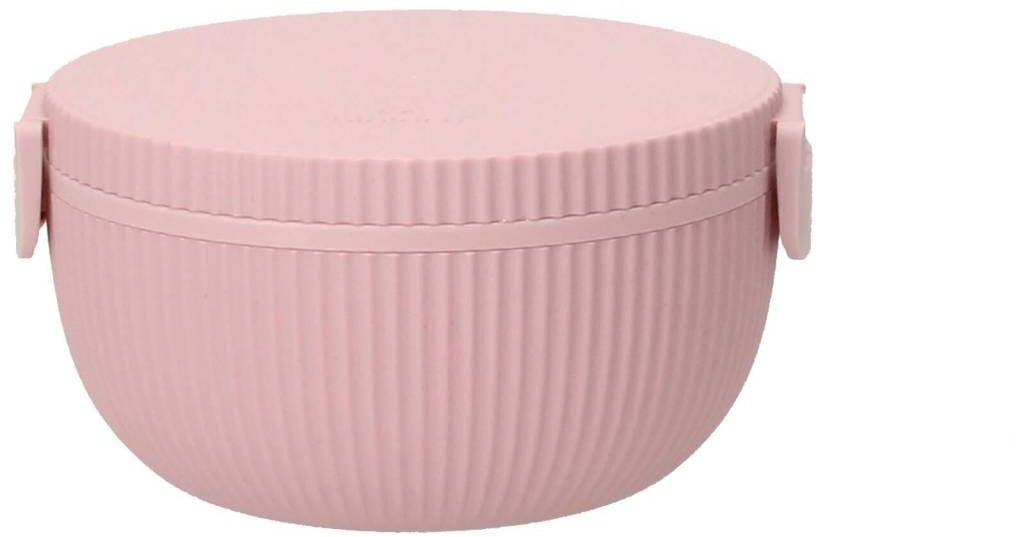 chic.mic Bentobox rund bioloco plant deluxe bowl dusty rose in rosa