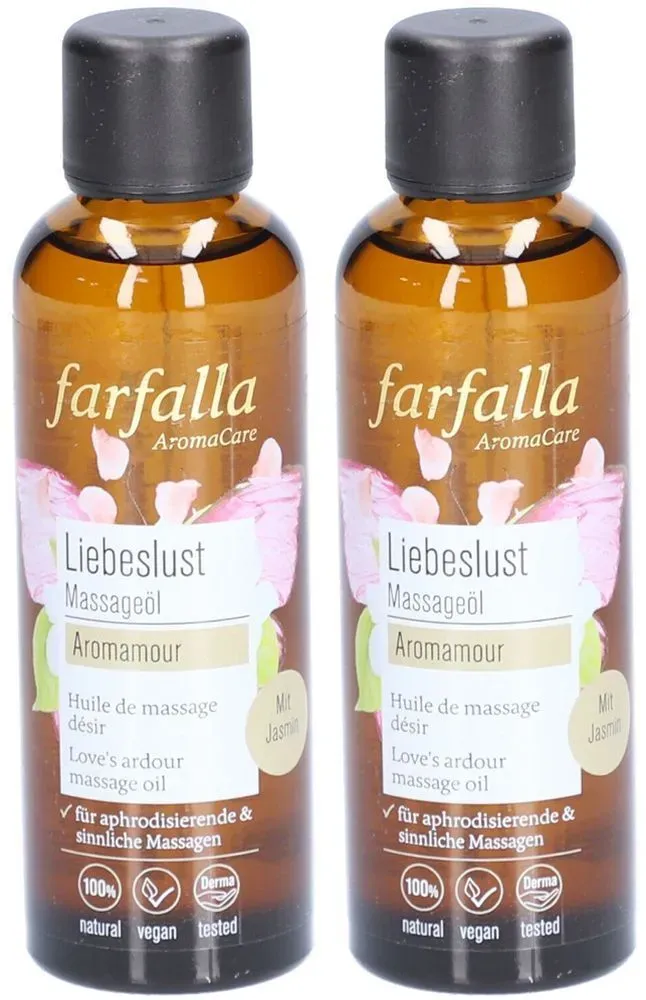 Farfalla Aromamour Desire massageolie 2x75 ml