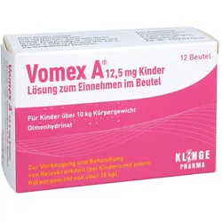 Vomex A 12,5mg Kinder