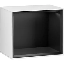 Villeroy & Boch Finion Regalmodul G580PDGF 41,8x35,6x27cm, Emotion, Regal Black Matt, Glossy white lacquer