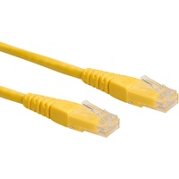 Roline Patchkabel Cat6, U/UTP, RJ-45/RJ-45, 5m, gelb, 5 m