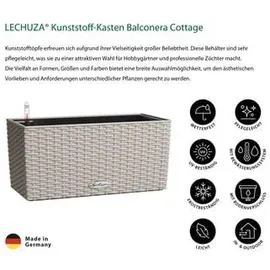 LECHUZA Balconera Cottage 40 40 x 19 x 19 cm Sandbraun
