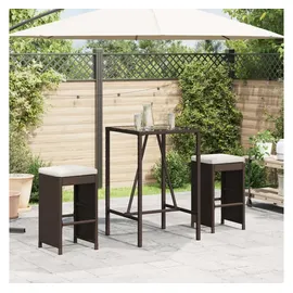 vidaXL Gartenstuhl 43 x 82 x 76 cm braun 2 St.