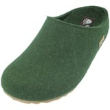 HAFLINGER Grizzly Michl Filzpantoffel Hausschuh mit Gummisohle Eibe, Gr. 48 - 48 EU