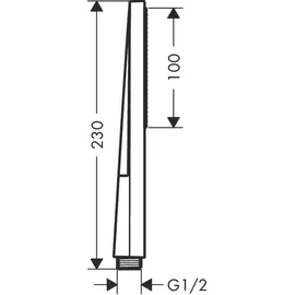 Hansgrohe Pulsify E Handbrause, 1 Strahlart, EcoSmart+, Chrom