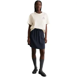 Marc O'Polo Marc OߴPolo DENIM Damen, T-Shirt mit Rundhalsausschnitt regular fit, weiß, silky White), S - S