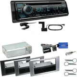 Kenwood KDC-BT760DAB Bluetooth DAB Einbauset für Ford Focus C-Max Fiesta Transit