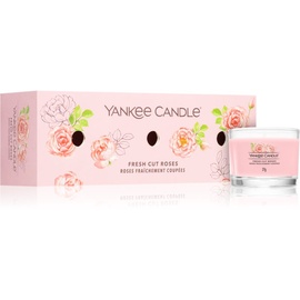 Yankee Candle Fresh Cut Roses Votivkerze 3 x 37 g