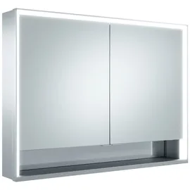 Keuco Royal Lumos 105 cm silber eloxiert offenes Fach Aufputzmontage