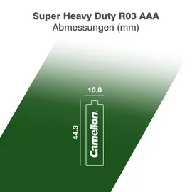 Camelion Super Heavy Duty AAA 550 mAh 8 St.
