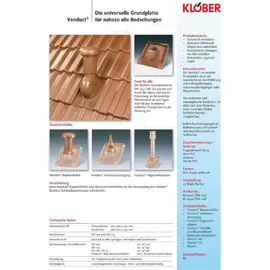 Klüber Klöber-Set13 Dachentlüftung DN100 Anthrazit Universal