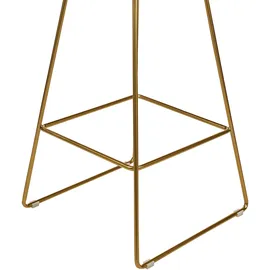 Beliani Barstuhl Metall Gold