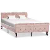 vidaXL Bettgestell 120 x 200 cm Rosa
