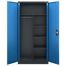 Jan Nowak DAWID Mehrzweckschrank 185 x 90 x 45 cm Anthrazit-Blau
