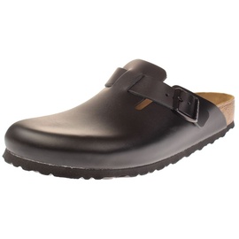 Birkenstock Boston Naturleder schmal schwarz 44