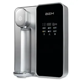 BEM Unicora Wasserfilter Osmoseanlage Umkehrosmose Trinkwasser Wasseraufbereiter UV Direktanschluss, Heißwasserspender 6 Temperaturstufen), TDS Monitor Kalkfrei für Küche Büro