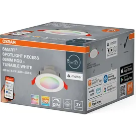 Osram LED Einbaustrahler 4,5W 86mm weiß 300 lm