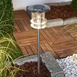 Lindby Sumaya - LED-Solarlampe aus Edelstahl