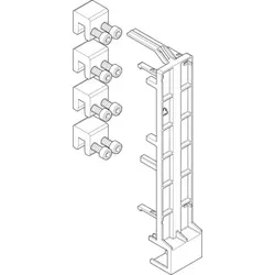ABN GSV40N Sammelschienen-Verbindersatz Feld / Feld 250A, 4-polig