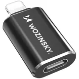 wozinsky WALC-01 Lightning-zu-USB-C-Adapter - Schwarz