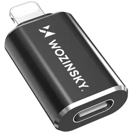 wozinsky WALC-01 Lightning-zu-USB-C-Adapter - Schwarz