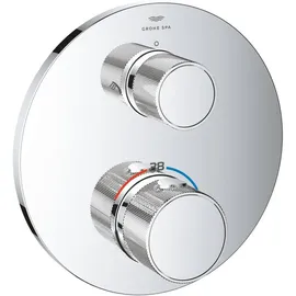 Grohe Atrio Thermostat-Brausearmatur Silber