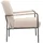 Svita Kyle Loungesessel Polstersessel Akzentstuhl Wohnzimmer mit Armlehne Beige