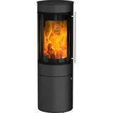 Olsberg Kaminofen PULAR Compact 5 kW Ofen Kamin Holzofen Stahl-Schwarz : Stahl/Schwarz