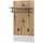 Vicco Wandgarderobe Selena Weiß/Eiche
