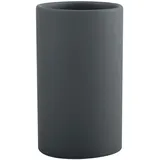 Spirella Zahnputzbecher Zahnbürstenhalter Keramik Tube 7x11,5 cm Grau