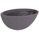 Jelenia Plast Ovaler Pflanzentopf 70 x 40 cm Grau