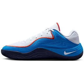 Nike "Nike Precision 8 Low", Herren, Gr. 46, weiß, weiß, lt photo blau, picante rot, Synthetik, Textil, Schuhe