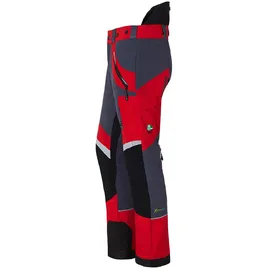 PSS Schnittschutzhose X-treme Light Rot/Schwarz Größe 98 schlank und groß - 98
