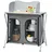 [en.casa] Campingtisch Tullinge Dunkelgrau