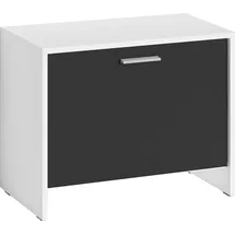 byLIVING BEN 60 x 40 x 30 cm schwarz-weiß matt / schwarz-weiß