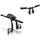 Kids Ride Shotgun Pro 2.0 MTB Front Kindersitz/Lenker Combo Set, schwarz