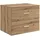 vidaXL Badezimmerschrank Wandaufbewahrung 62,5 x 44,5 x 50 cm Beige/Braun