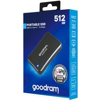 goodram SSDPR-HL200-512 Externes Solid State Drive 512 GB Grau