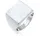 Elli Siegelring Siegelring Quadrat 925 Sterling Silber silberfarben 56 mm