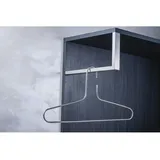 Simausrom Garderobenstange L Form Cato 300x150mm - Kleiderstange unter Hutablage Garderobe, Edelstahl gebürstet