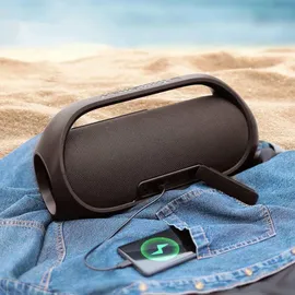 COFI Tronsmart Bang wasserdichter kabelloser Bluetooth-Lautsprecher 60W mit Powerbank-Funktion schwarz