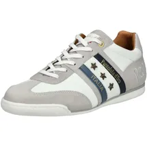 Pantofola d'Oro PANTOFOLA D ́ORO "Pantofola d'Oro Sneaker Veloursleder/Textil", Herren, Gr. 41, weiß (grau, weiß), Textil, Veloursleder, Schuhe Sneaker