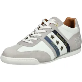 Pantofola d'Oro PANTOFOLA D ́ORO "Pantofola d'Oro Sneaker Veloursleder/Textil", Herren, Gr. 41, weiß (grau, weiß), Textil, Veloursleder, Schuhe Sneaker