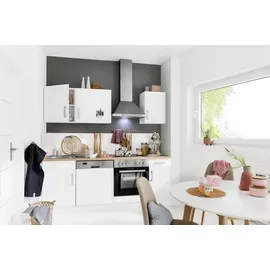 kochstation Küchenzeile KS-Gera 210 cm weiß