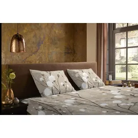 PURE luxury collection Ralfa Blumen Sand 200 x 200 cm + 2 x 80 x 80 cm