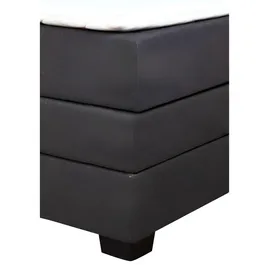 xl moebel gmbh Bett Boxspring Braun Design Bett XXL Big Polster Hotel Ehe Luxus Doppel Betten - Schwarz