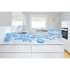 Emsa Frischhaltedose blau 13,5 cm x 19,5 cm x 5,8 cm 0,8 l 8-teiliges Set