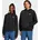 Fleece-Hoodie Black 158