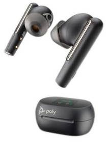Poly Bluetooth Headset Voyager Free 60+ UC Teams USB-C schwarz