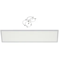 120x30 LED Deckenpaneel Deckenleuchte Panel 40w Panel inkl. Hängeseil Warmweiß